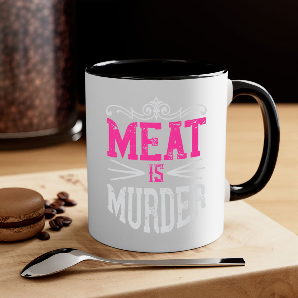 meat is murder 121#- vegan-Mug / Coffee Cup