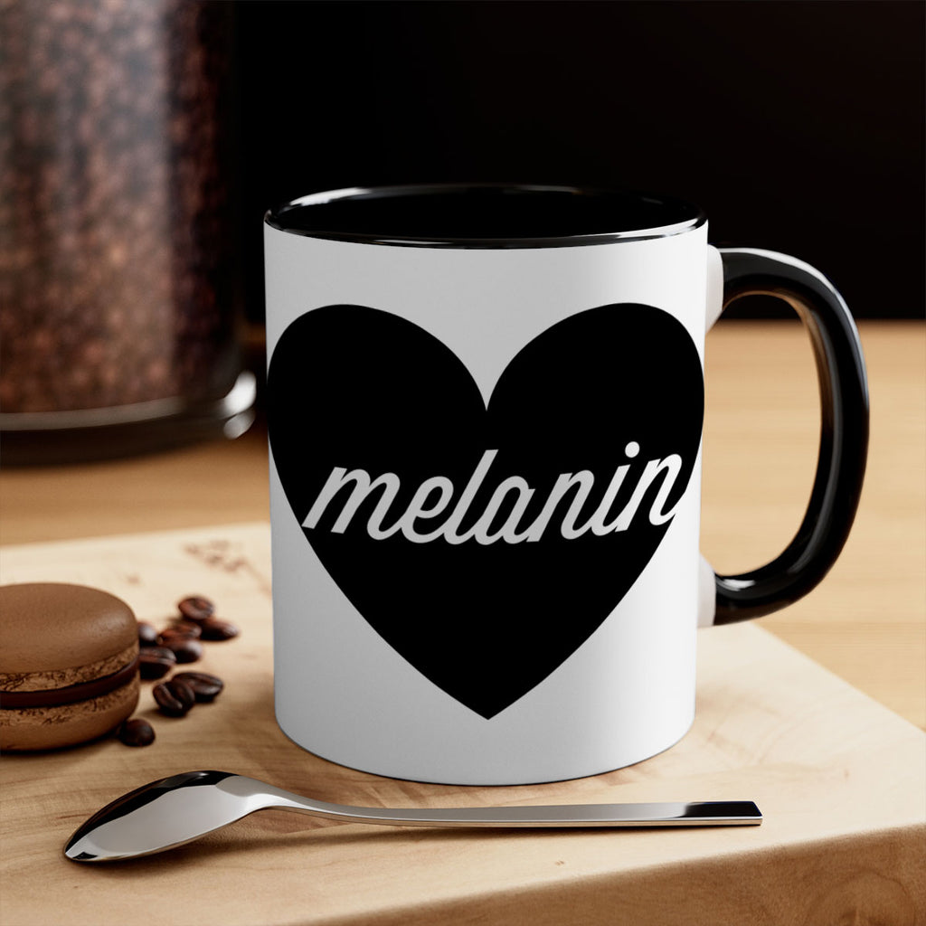 melanin loveheart 76#- black words - phrases-Mug / Coffee Cup