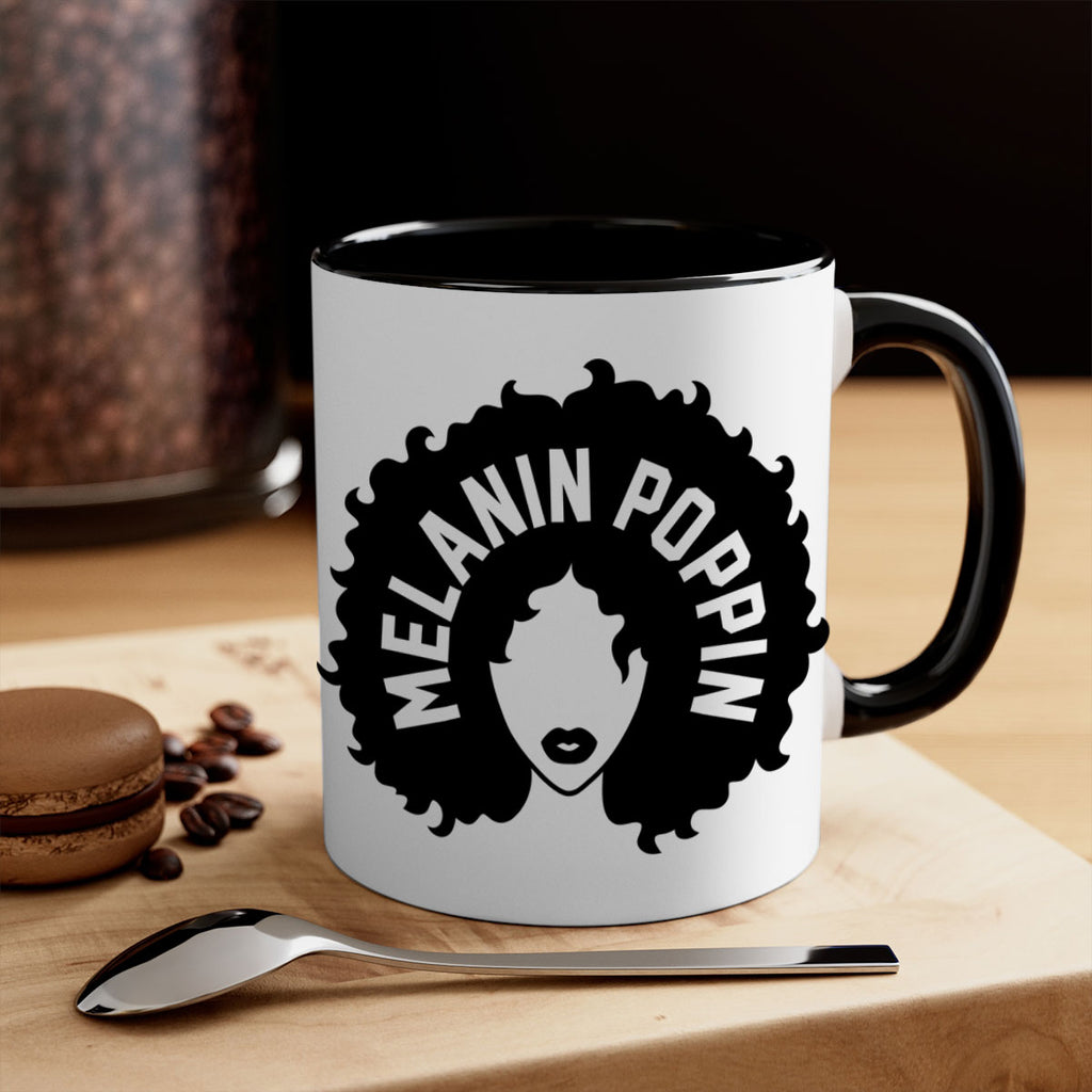 melanin poppin 26#- Black women - Girls-Mug / Coffee Cup