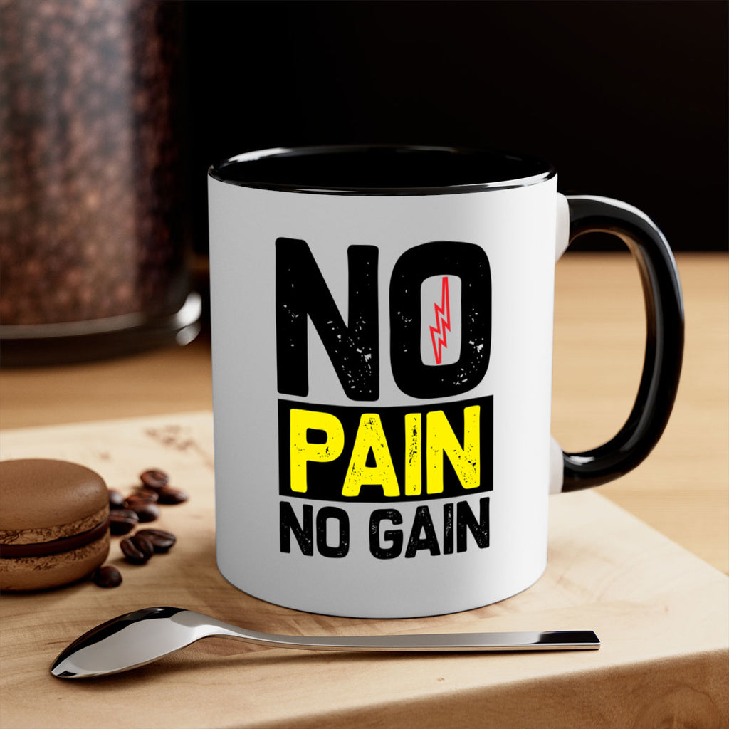 no pain no gain 5#- gym-Mug / Coffee Cup