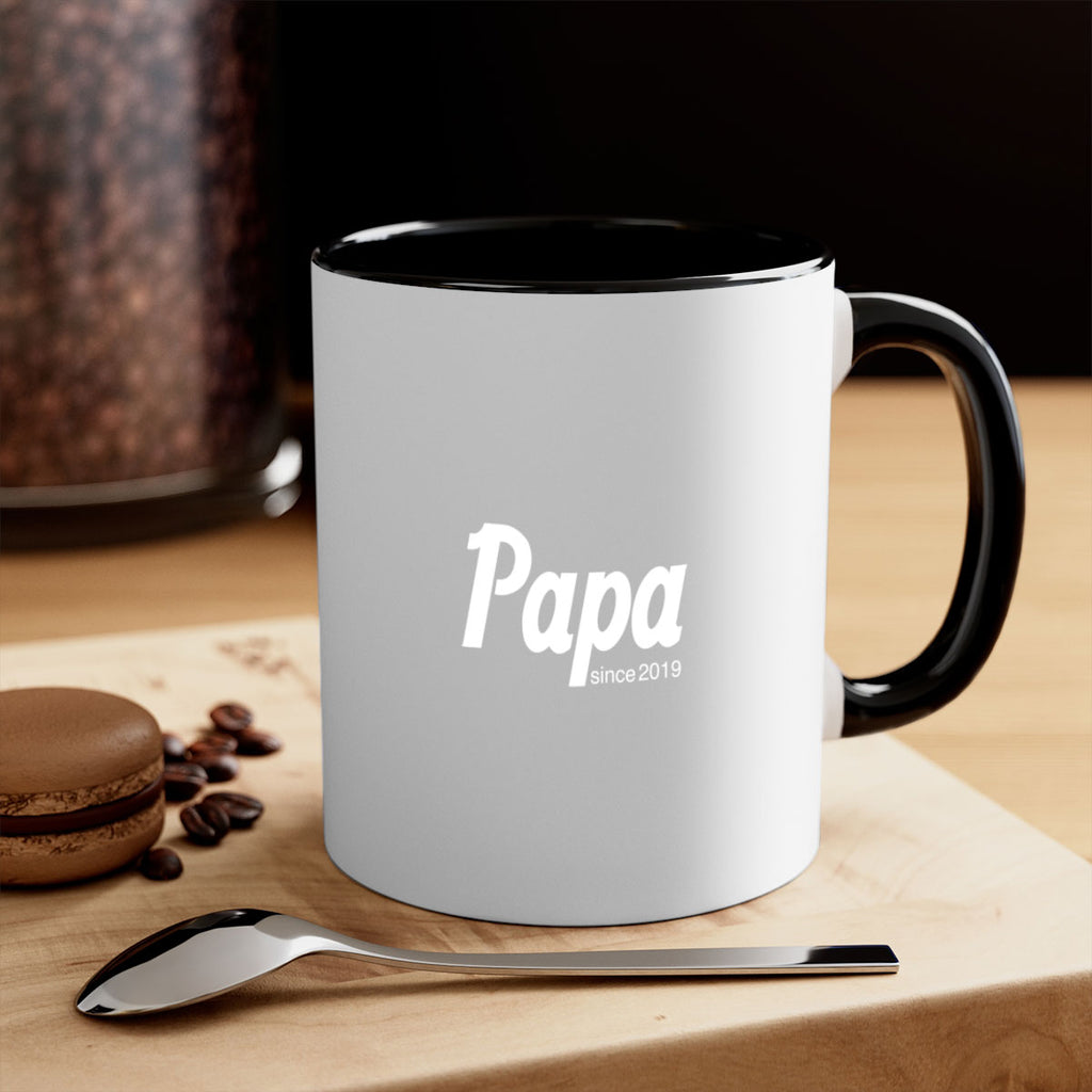 papa since 128#- grandpa-Mug / Coffee Cup