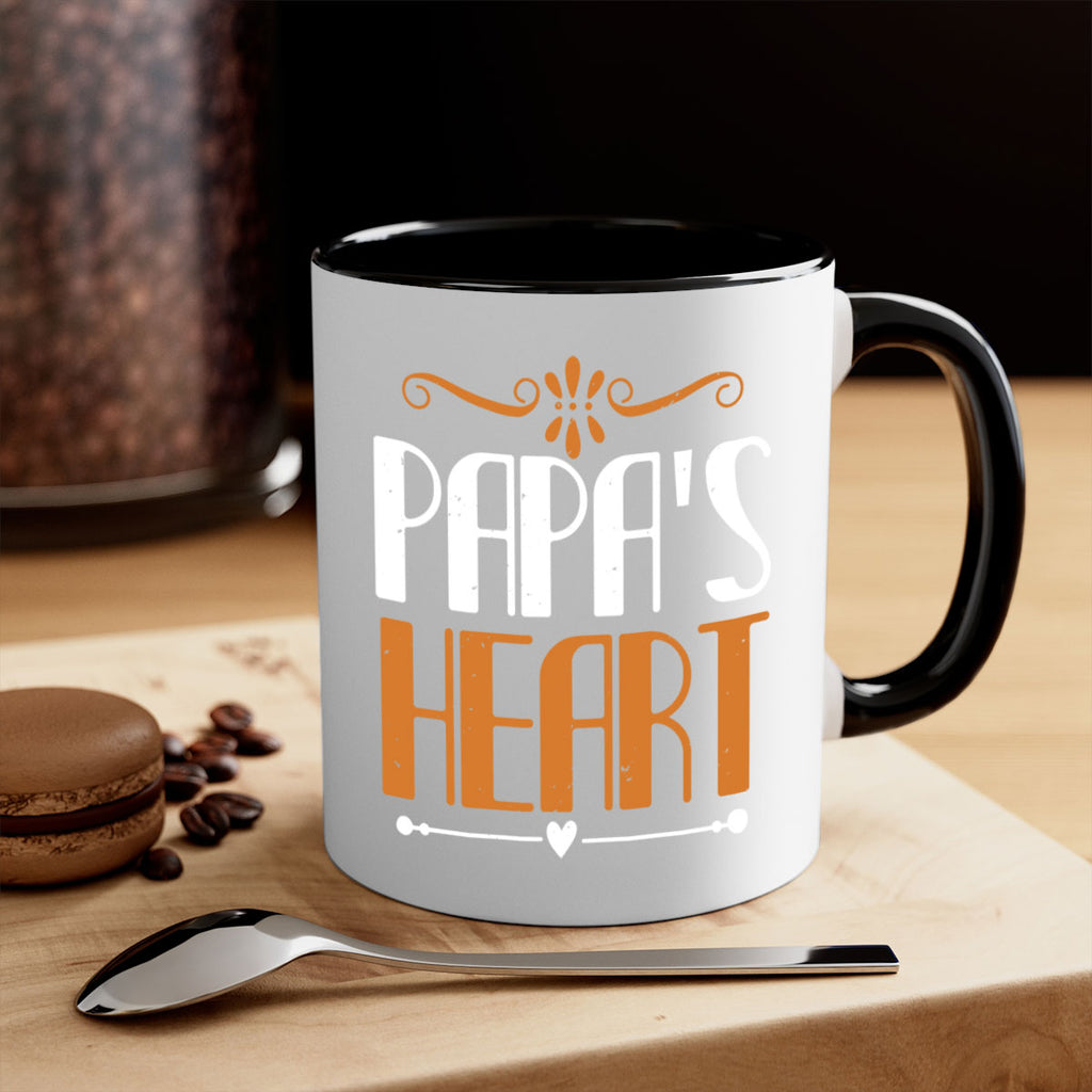 papas heart 13#- grandpa-Mug / Coffee Cup