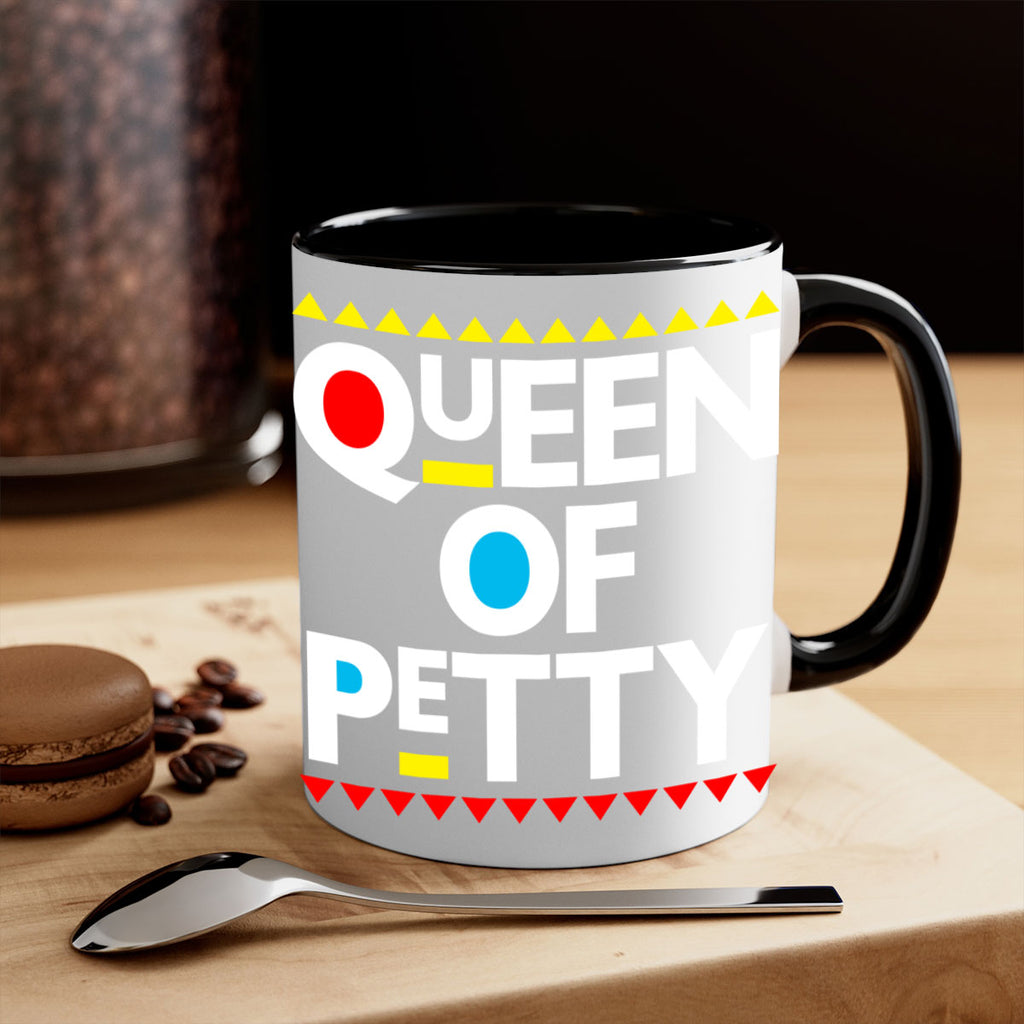queen ofpetty 48#- black words - phrases-Mug / Coffee Cup
