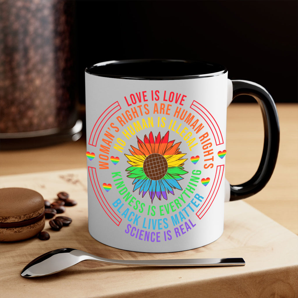 rainbow lgbt pride flower lgbt 27#- lgbt-Mug / Coffee Cup