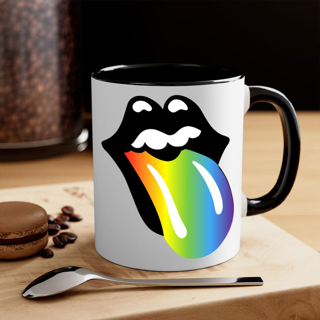 rainbow mouth and tongue 5#- lgbt-Mug / Coffee Cup
