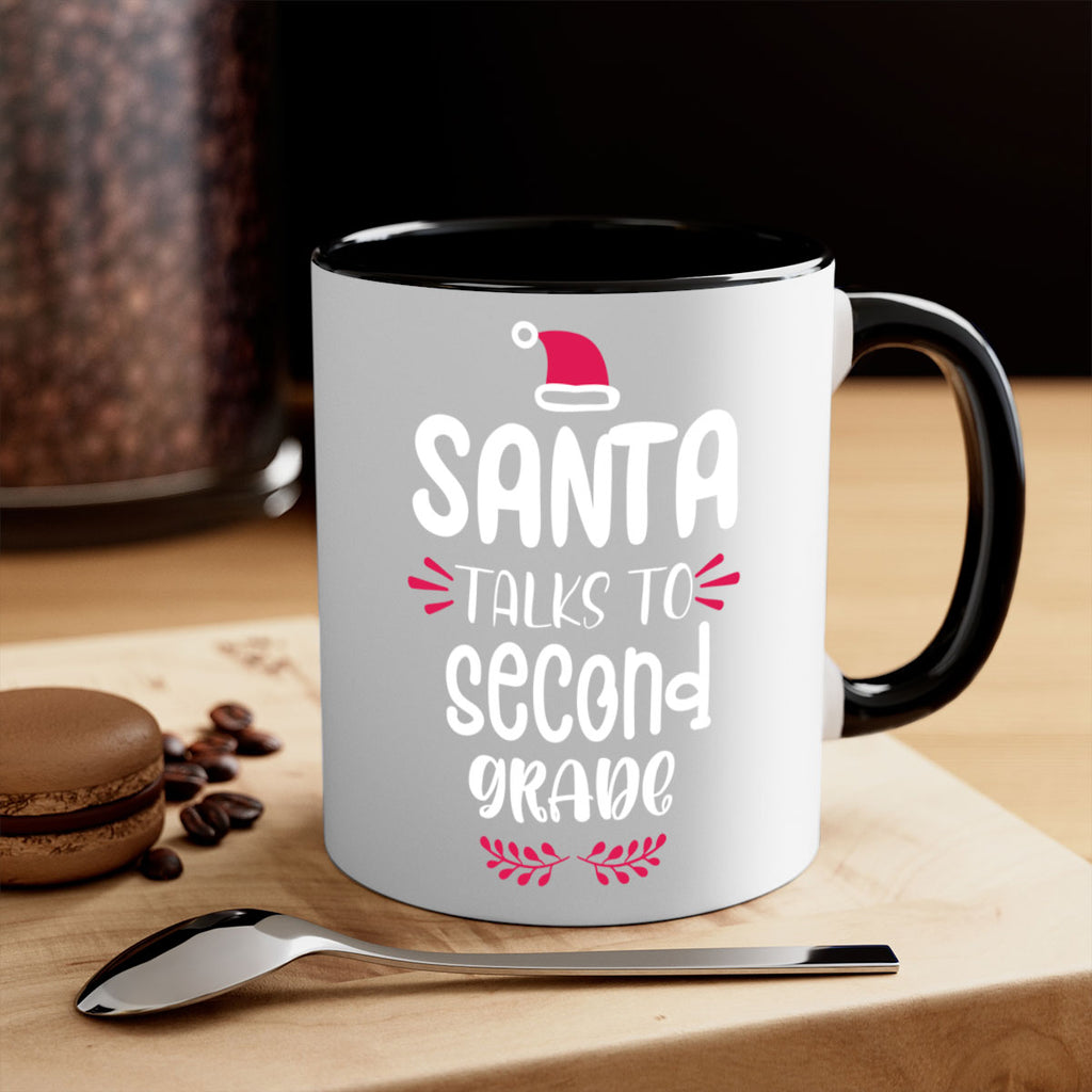santa talks to second grade style 610#- christmas-Mug / Coffee Cup