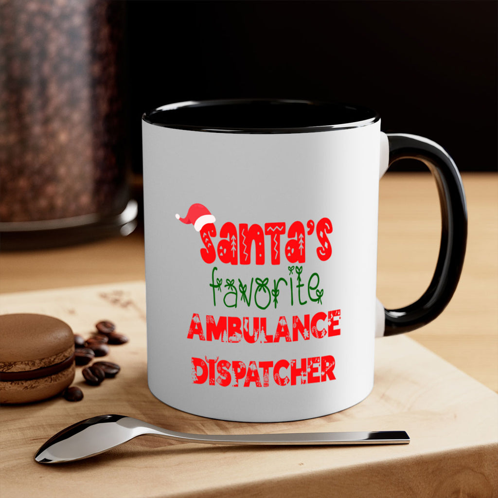 santas favorite ambulance dispatcher style 636#- christmas-Mug / Coffee Cup