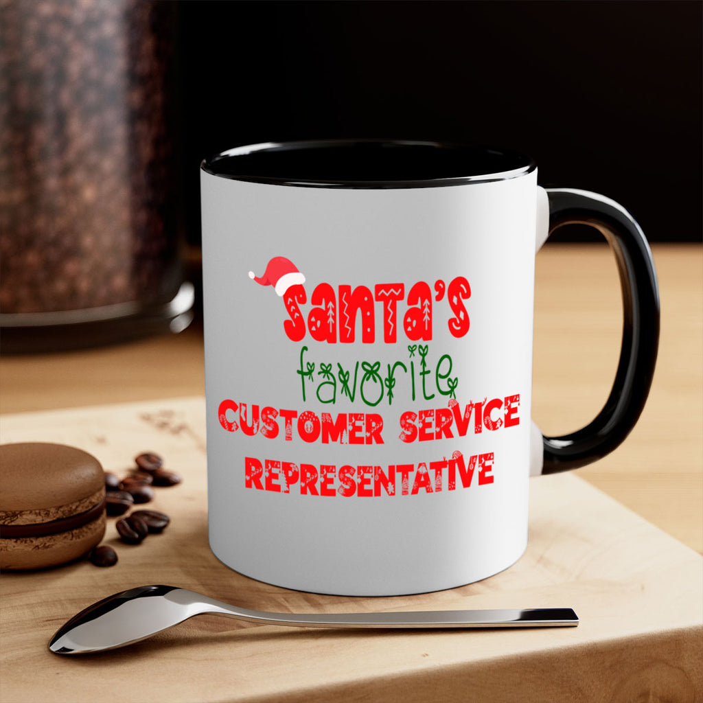 santas favorite customer service representative style 762#- christmas-Mug / Coffee Cup