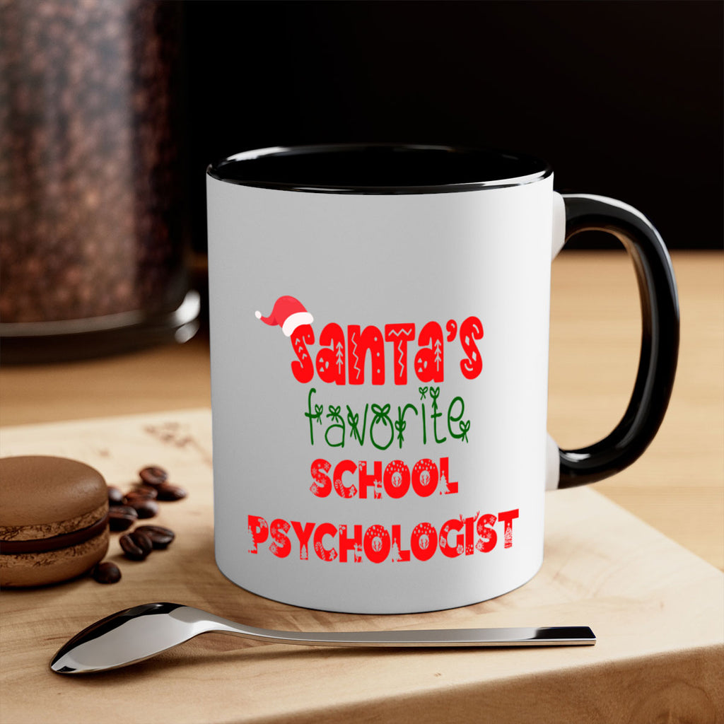 santas favorite school psychologist style 1069#- christmas-Mug / Coffee Cup