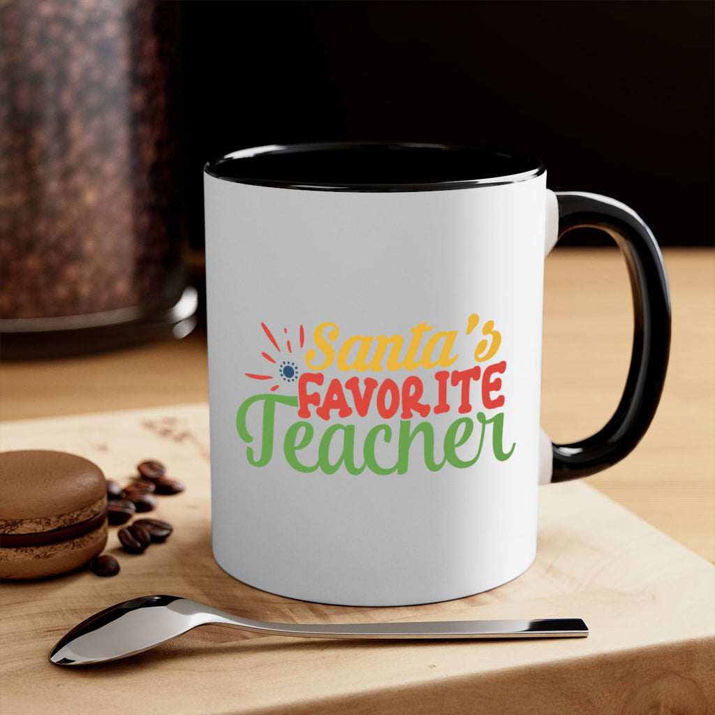 santas favorite teacher Style 152#- teacher-Mug / Coffee Cup