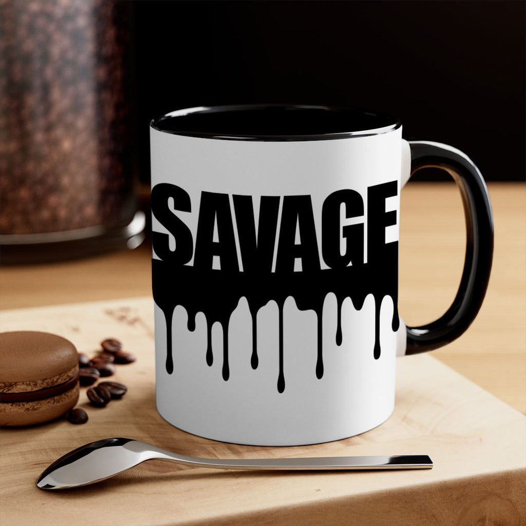 savage drip 41#- black words - phrases-Mug / Coffee Cup