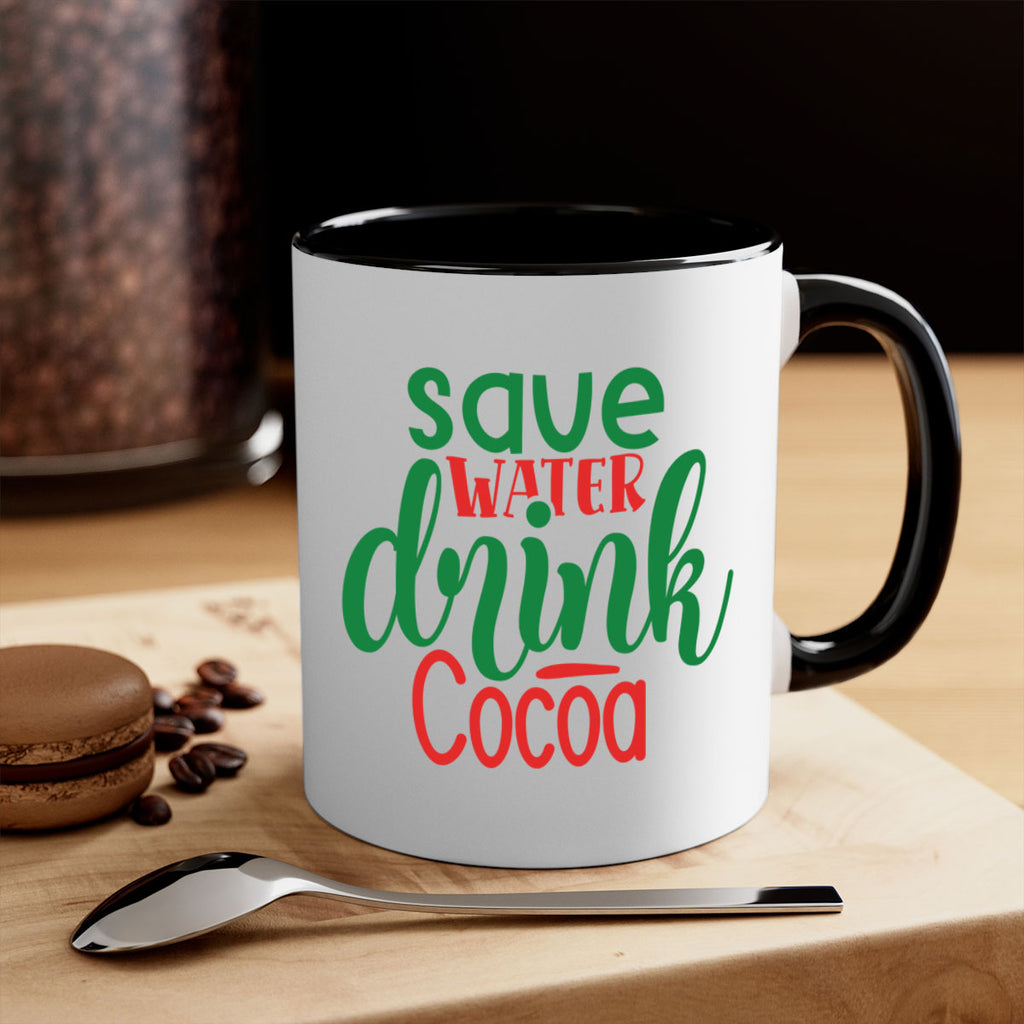 save water drink cocoa style 1167#- christmas-Mug / Coffee Cup