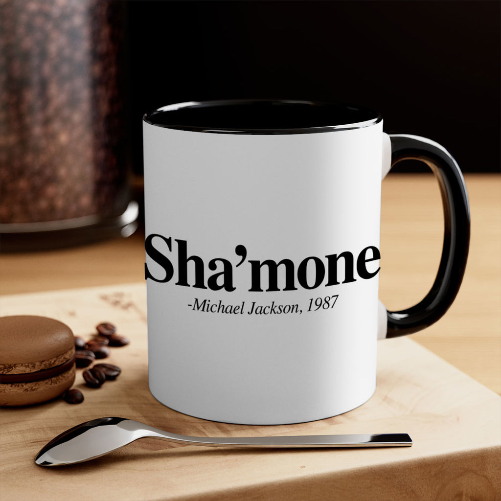 shamone 37#- black words - phrases-Mug / Coffee Cup