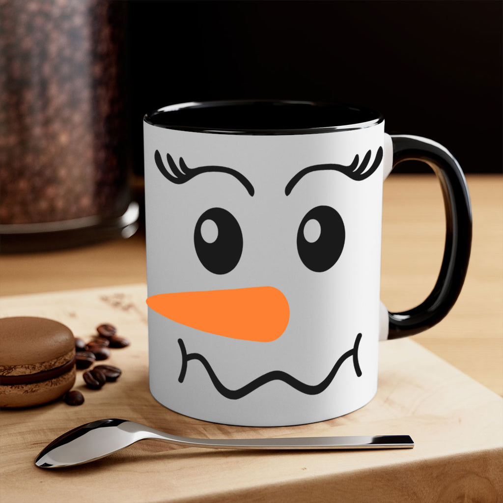 snowman face 4#- christmas-Mug / Coffee Cup