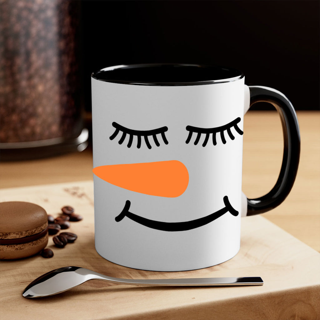 snowman face #- christmas-Mug / Coffee Cup