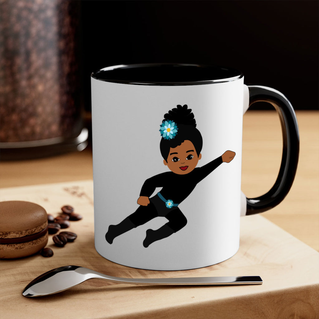 super kids girl 10#- Black women - Girls-Mug / Coffee Cup