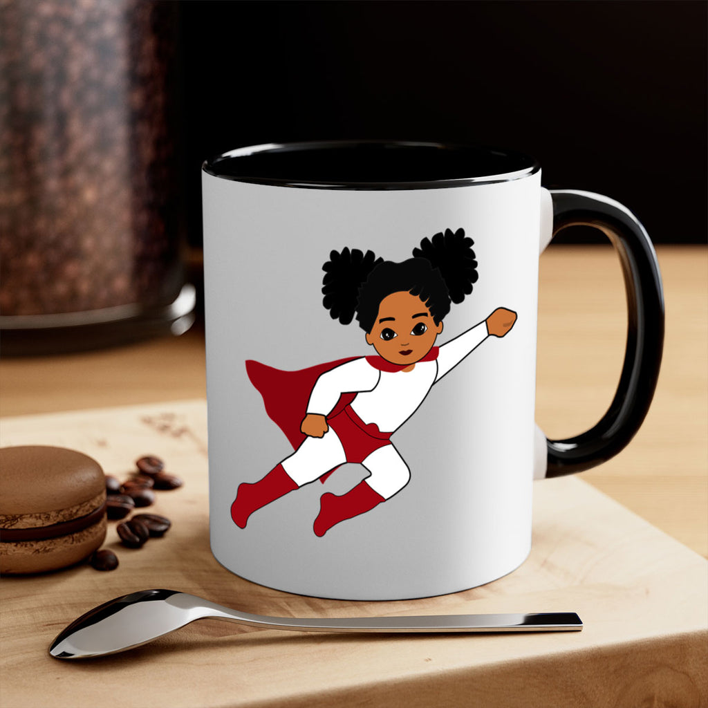 super kids girl 6#- Black women - Girls-Mug / Coffee Cup