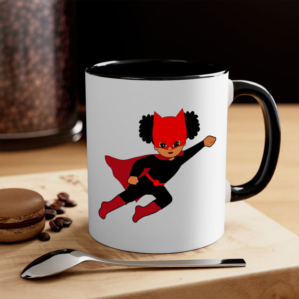 super kids girl 7#- Black women - Girls-Mug / Coffee Cup
