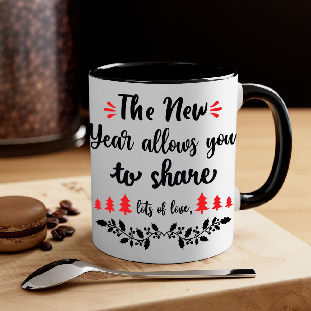 the new year allows you to share lots of love style 1205#- christmas-Mug / Coffee Cup