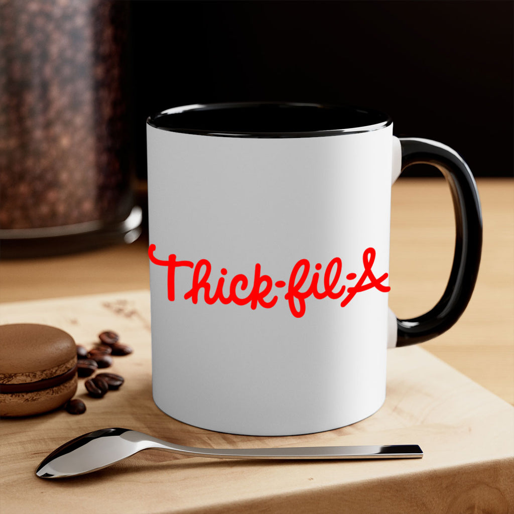 thick fil a 21#- black words - phrases-Mug / Coffee Cup