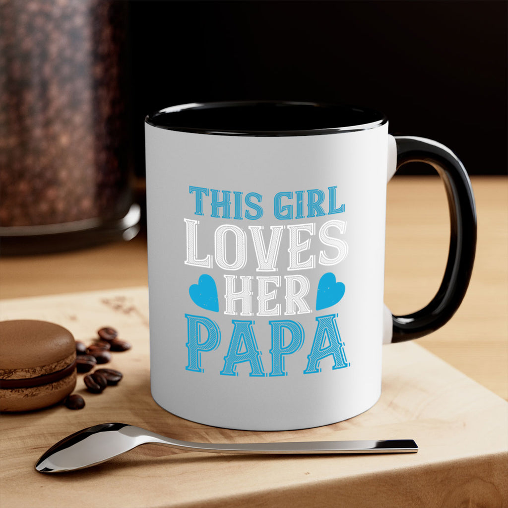 this girl loves her papa 3#- grandpa-Mug / Coffee Cup