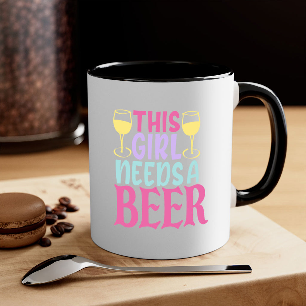 this girl needs a beer 120#- beer-Mug / Coffee Cup