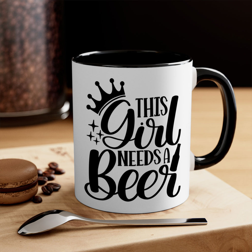 this girl needs a beer 17#- beer-Mug / Coffee Cup