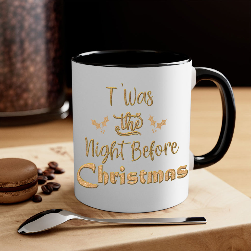 twas the night before christmas gold 439#- christmas-Mug / Coffee Cup