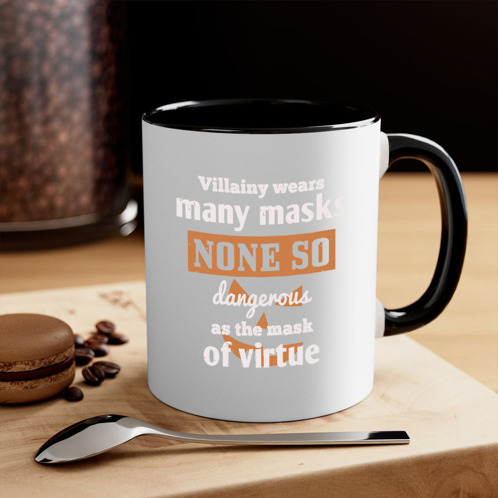 villainy wears many masks 124#- halloween-Mug / Coffee Cup
