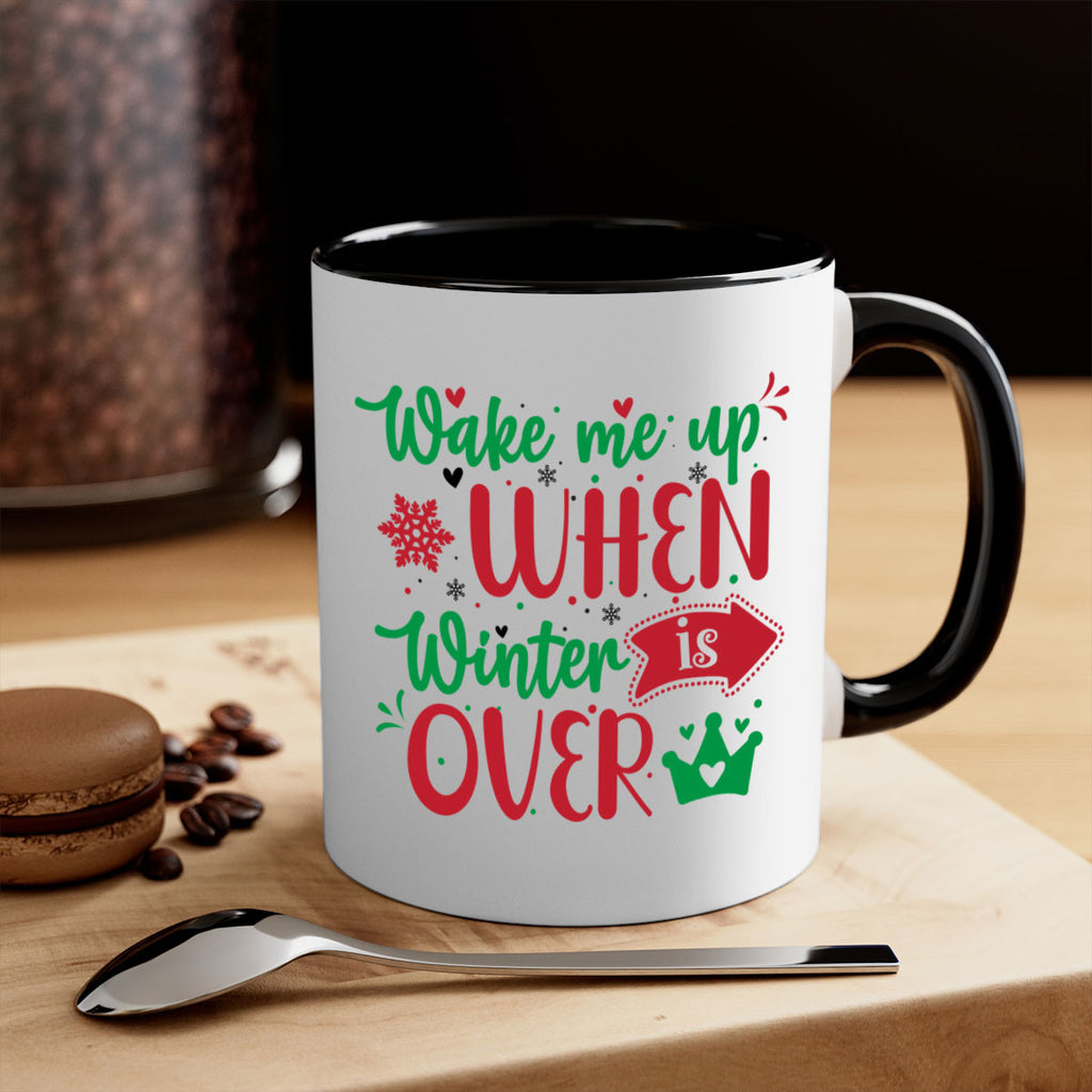 wake me up when winter is over style 1224#- christmas-Mug / Coffee Cup