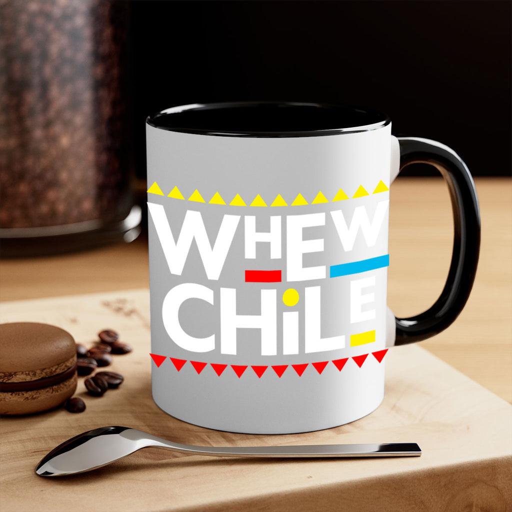 whew chile 11#- black words - phrases-Mug / Coffee Cup