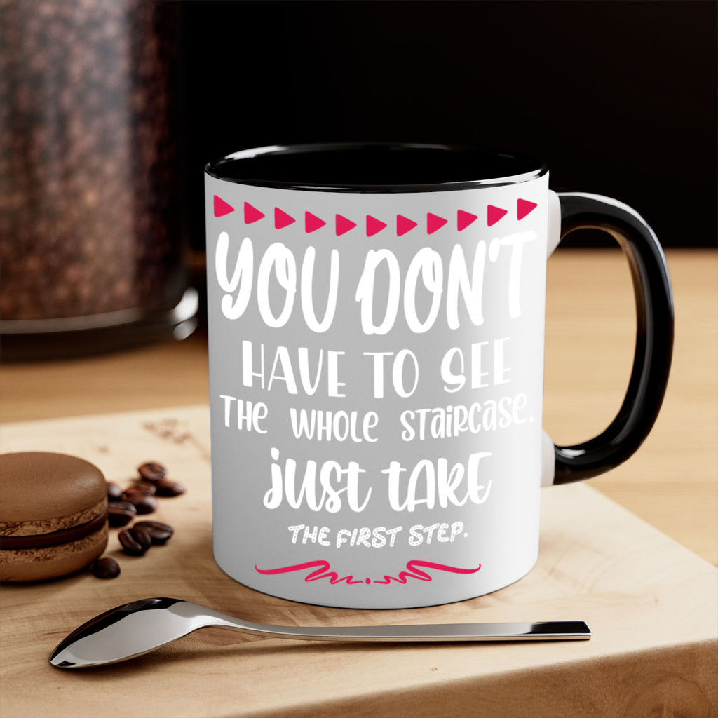 you don't have to see the whole staircase, just take the first step style 1250#- christmas-Mug / Coffee Cup
