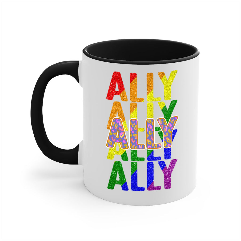 Ally Lgbt Pride Rainbow Flag Ally Png 22#- lgbt-Mug / Coffee Cup