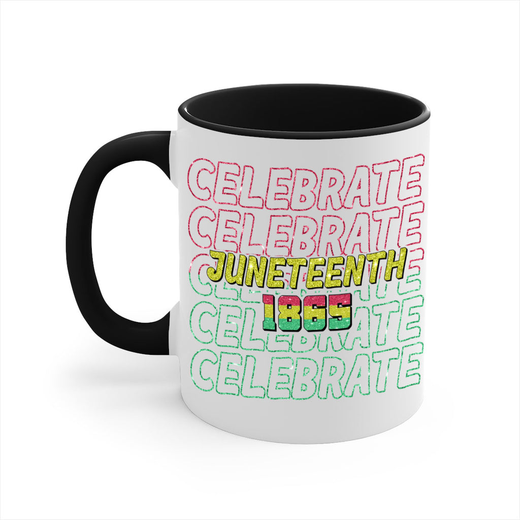 Celabrate Juneteenth Since 1865 Png 18#- juneteenth-Mug / Coffee Cup