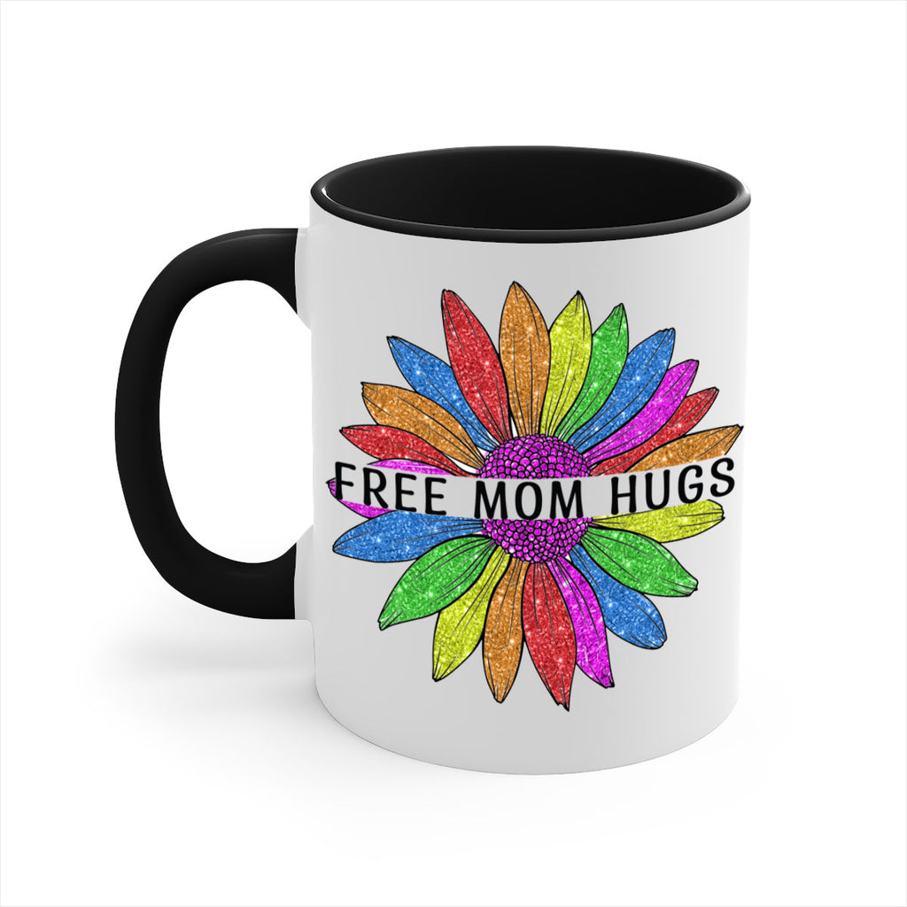 Free Mom Hugs Gay Pride Lgbt Flower 26#- lgbt-Mug / Coffee Cup