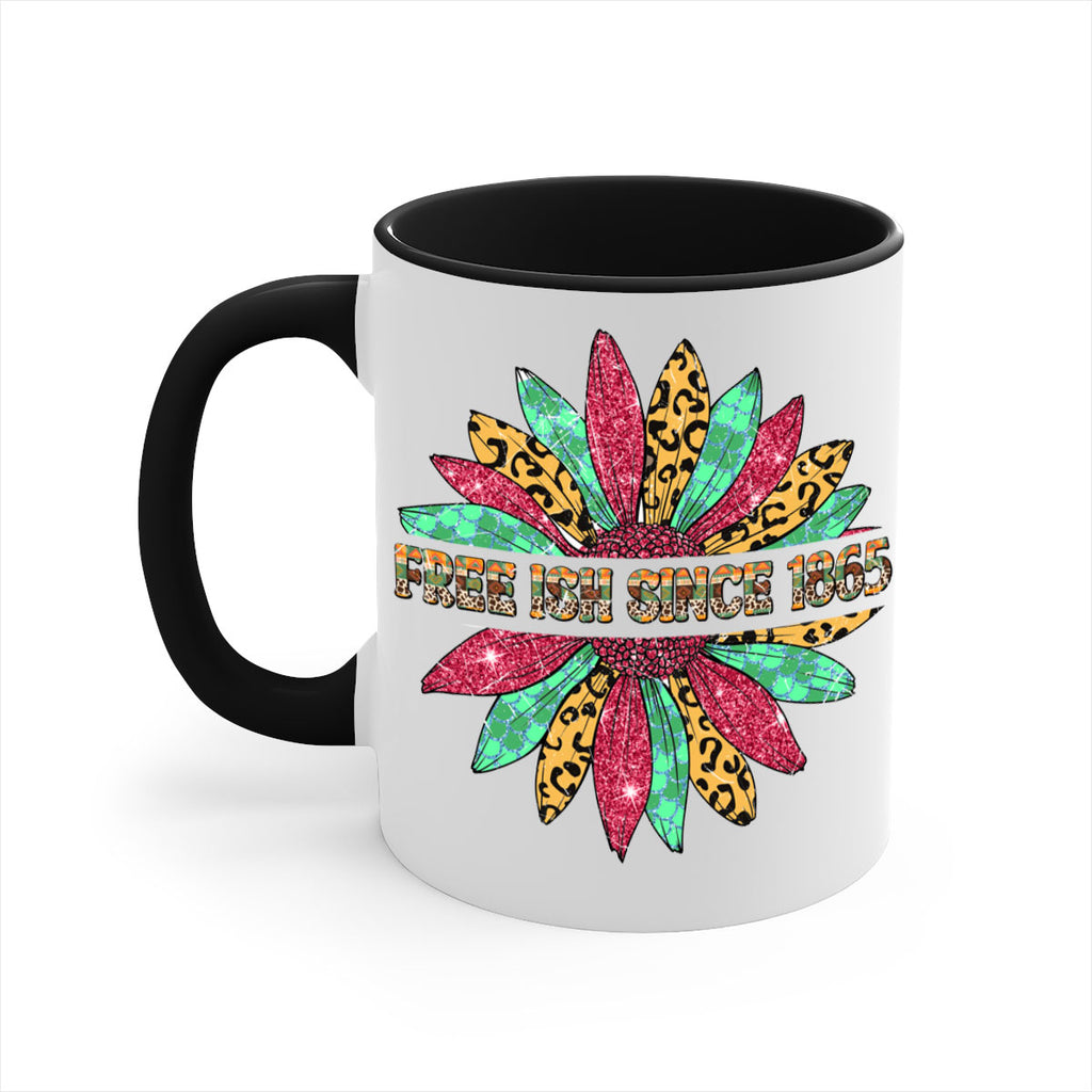 Freeish Since 1865 Sunflower Juneteenth 15#- juneteenth-Mug / Coffee Cup