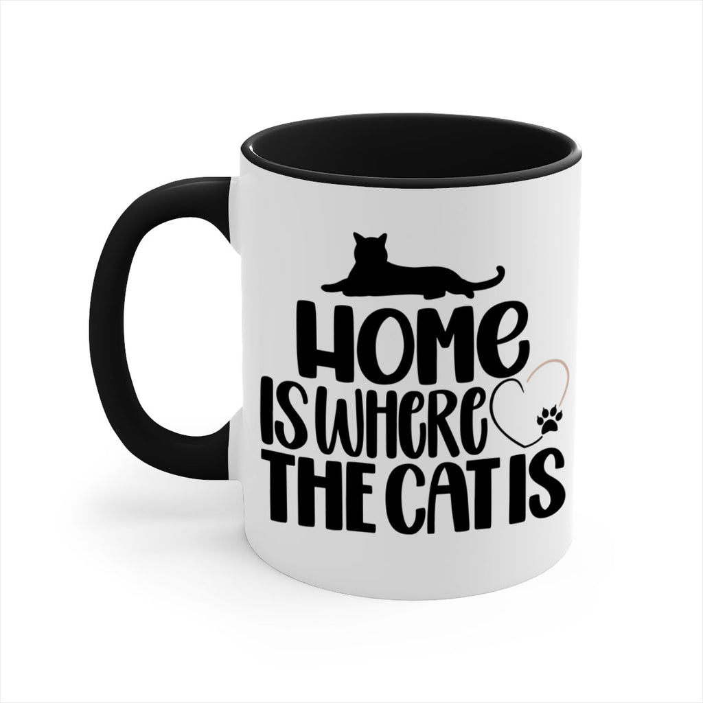 Home Is Where The Cat is Style 93#- cat-Mug / Coffee Cup