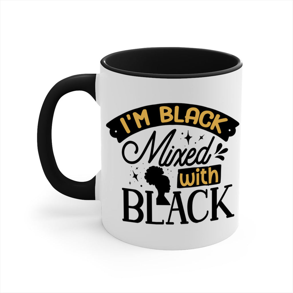 Im black mixed with black Style 30#- Black women - Girls-Mug / Coffee Cup
