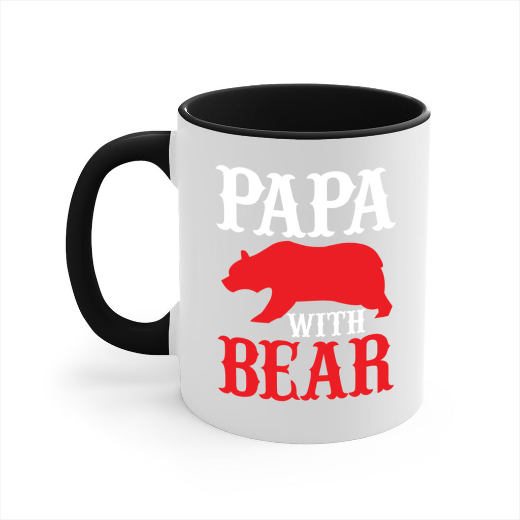 PAPA WITH BEAR 111#- grandpa-Mug / Coffee Cup