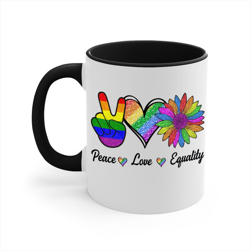 Peace Love Equality Lgbt Pride Design 40#- lgbt-Mug / Coffee Cup