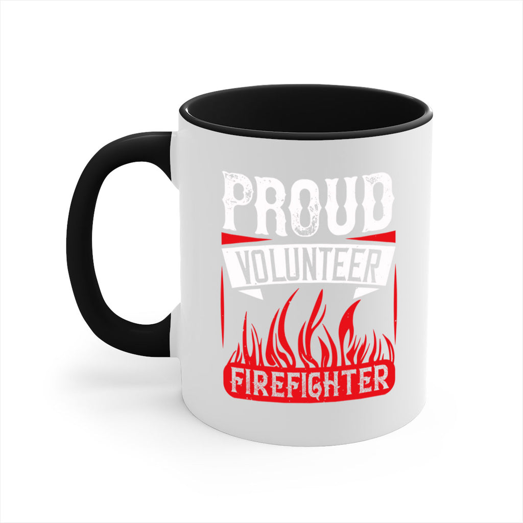 Proud Volunteer Firefighter Style 35#-Volunteer-Mug / Coffee Cup