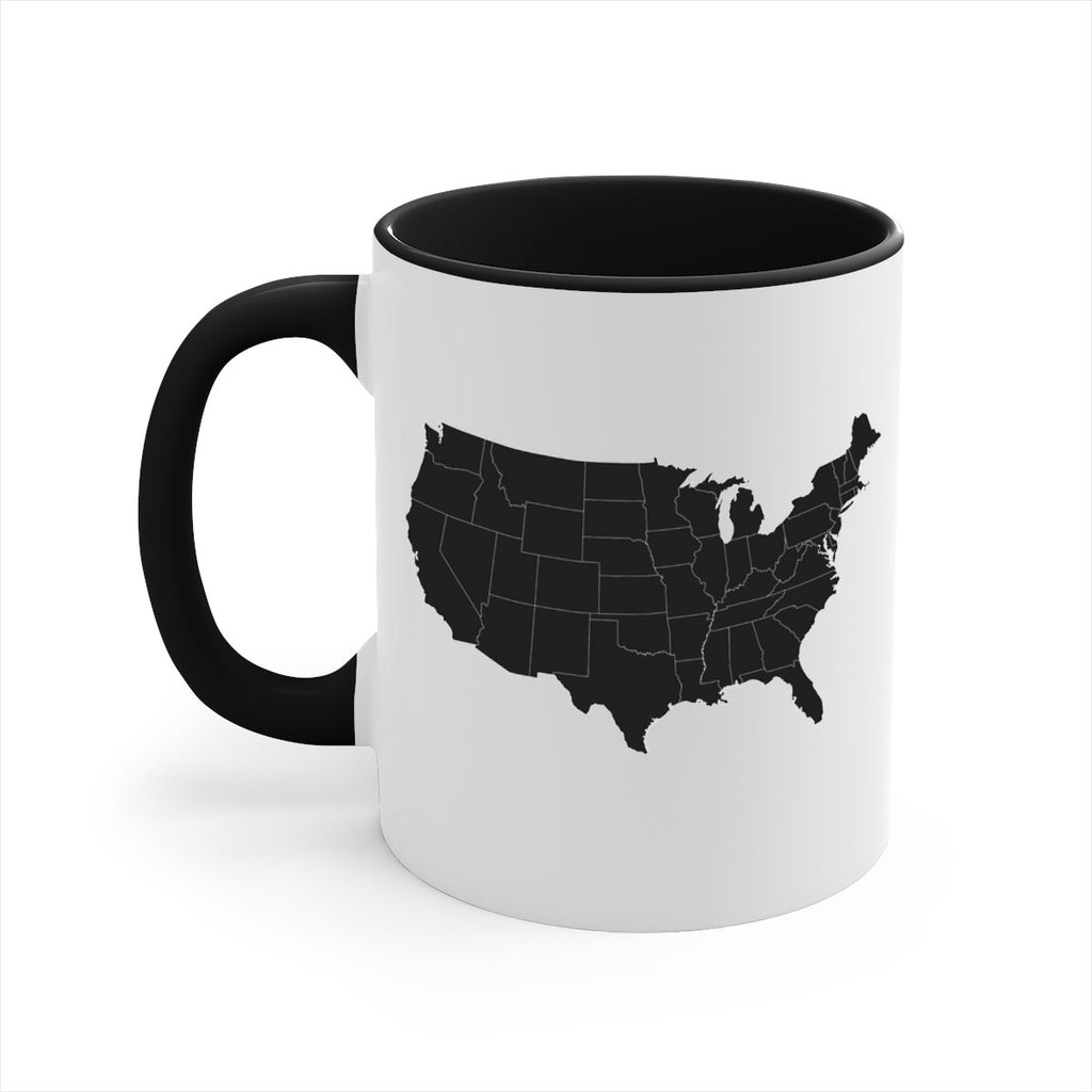 Separate Color Map Style 71#- 4th Of July-Mug / Coffee Cup