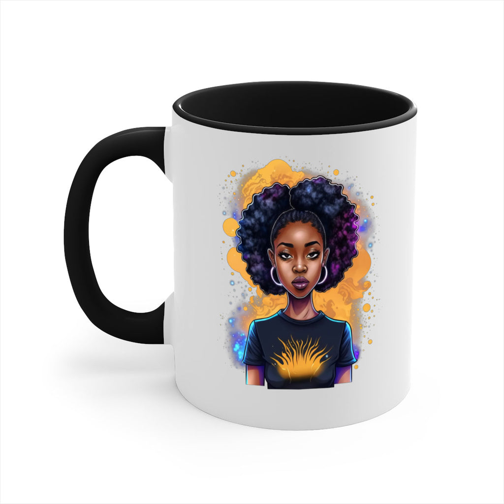 Sparkling Black Girl Design 15#- Black women - Girls-Mug / Coffee Cup