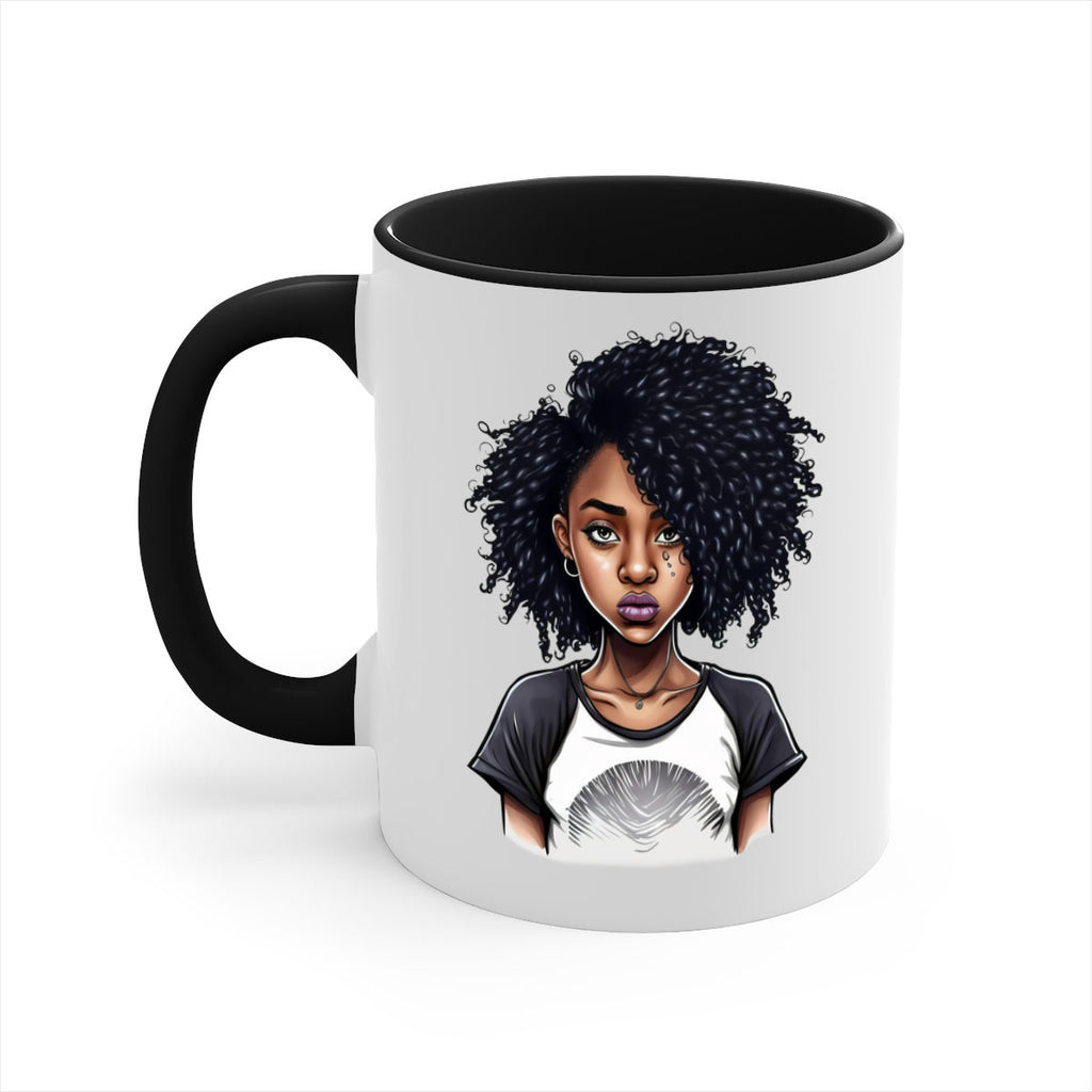Sparkling Black Girl Design 18#- Black women - Girls-Mug / Coffee Cup