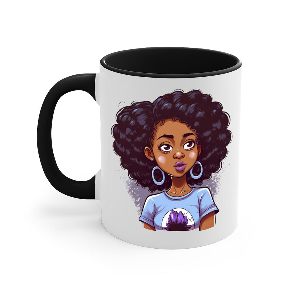 Sparkling Black Girl Design 20#- Black women - Girls-Mug / Coffee Cup