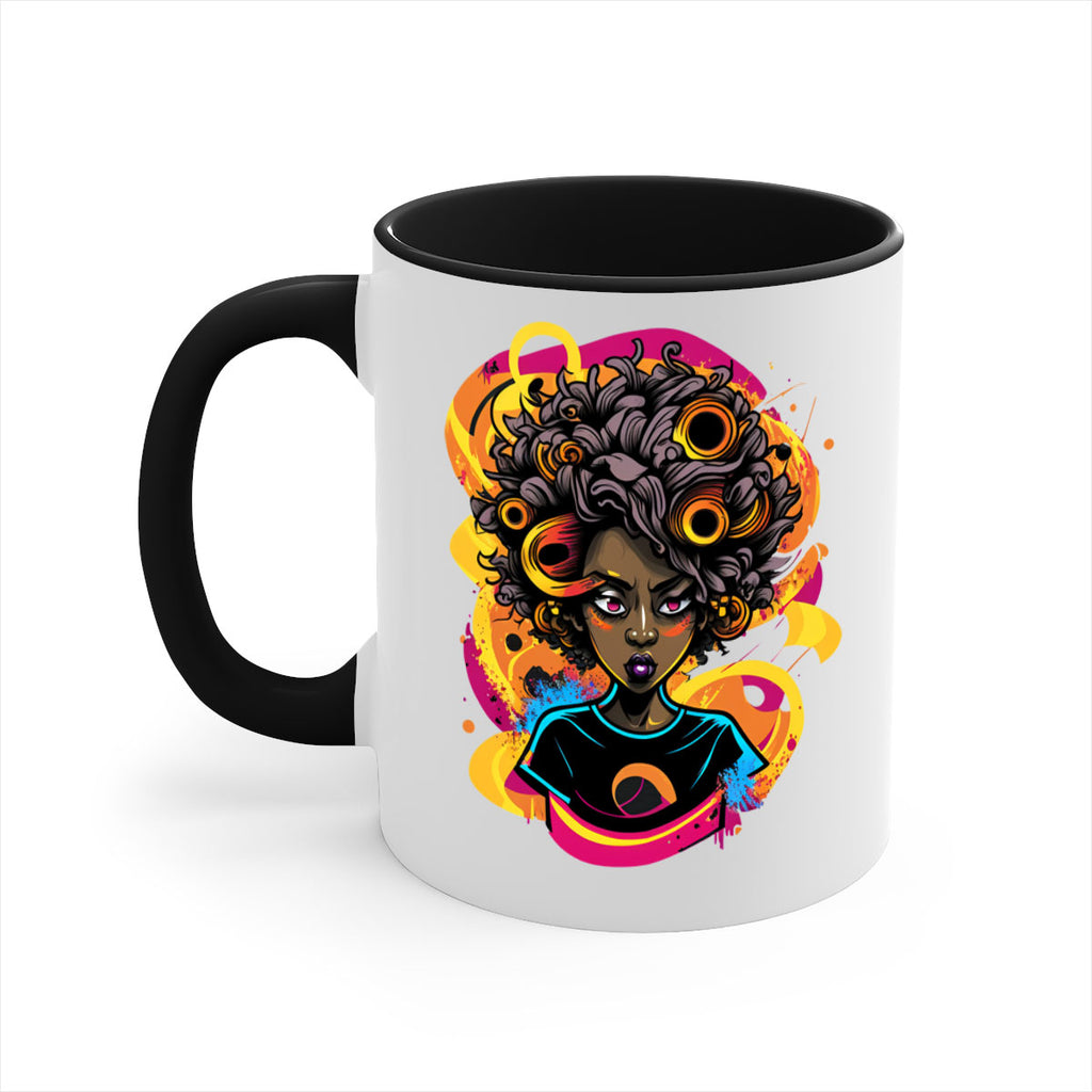 Sparkling Black Girl Design 6#- Black women - Girls-Mug / Coffee Cup