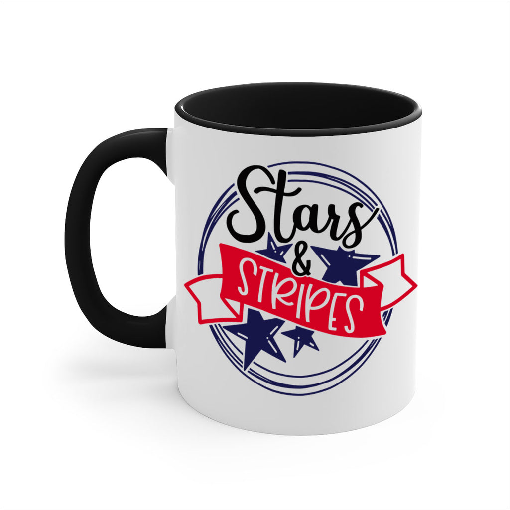 Stars StripeS Style 174#- 4th Of July-Mug / Coffee Cup