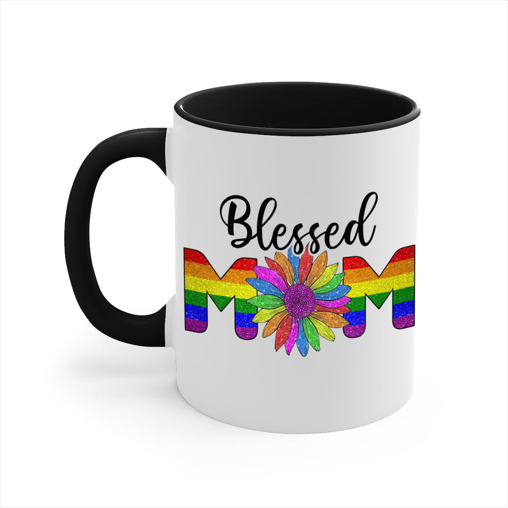 Sunflower Lgbt Blessed Mom  51#- lgbt-Mug / Coffee Cup
