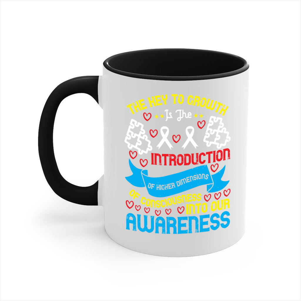 The key to growth is the introduction of higher dimensions Style 20#- Self awareness-Mug / Coffee Cup