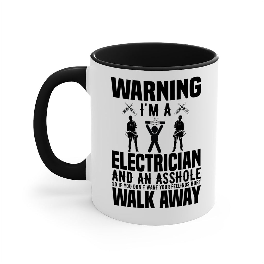 Warning Style 4#- electrician-Mug / Coffee Cup